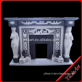 China manufacturer natural stone marble fireplace